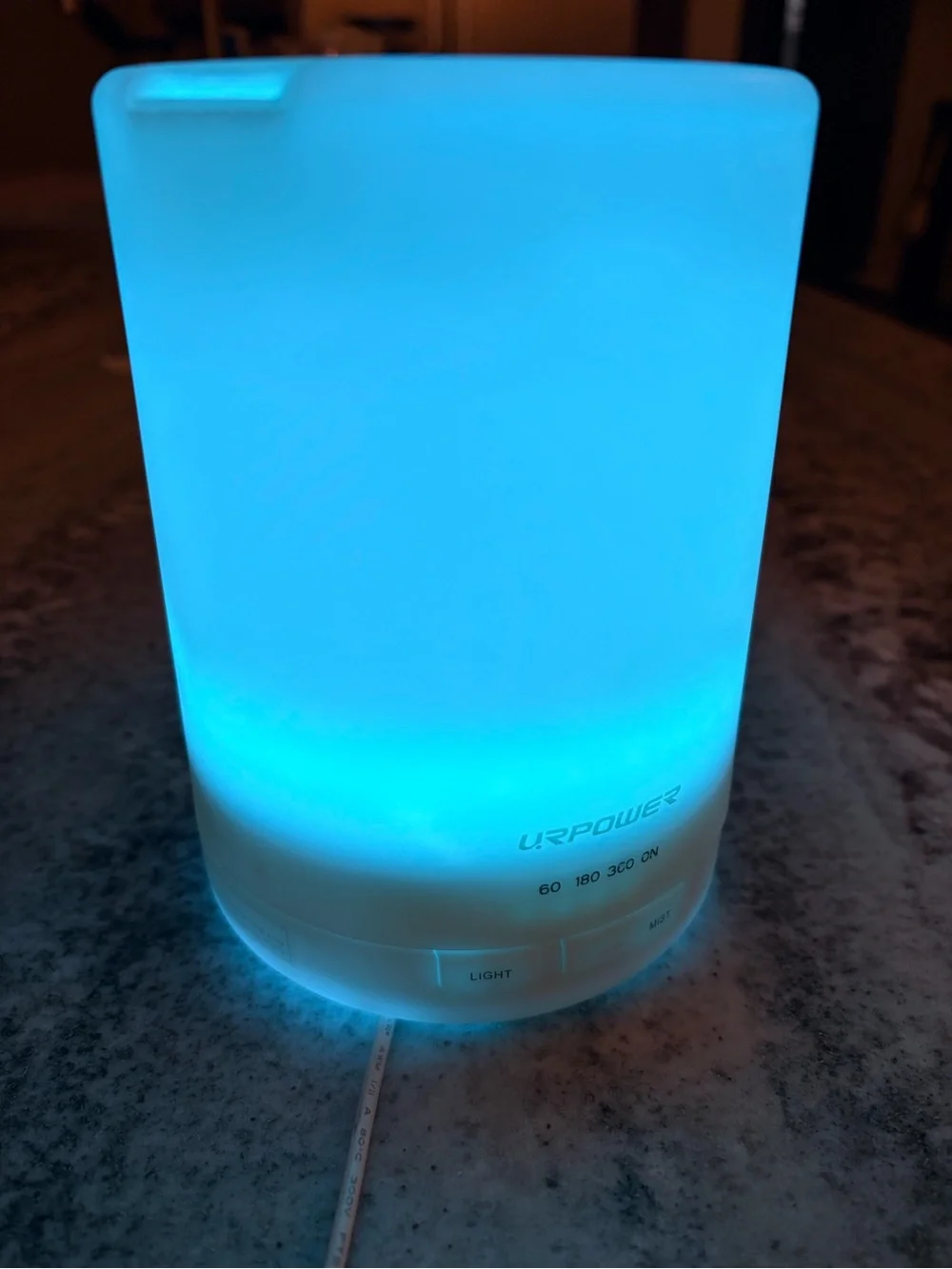 URPOWER White Ultrasonic Essential Oil Diffuser